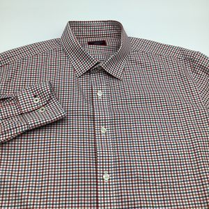 Untuckit Mens Monello Slim Fit‎ Long Sleeve Button Up Shirt Size Large